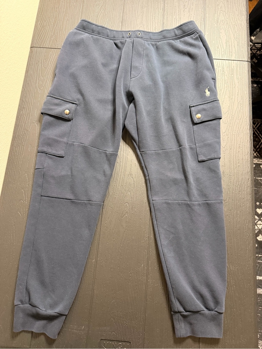 Ralph Lauren Navy Blue Cargo Jogger Sweatpants